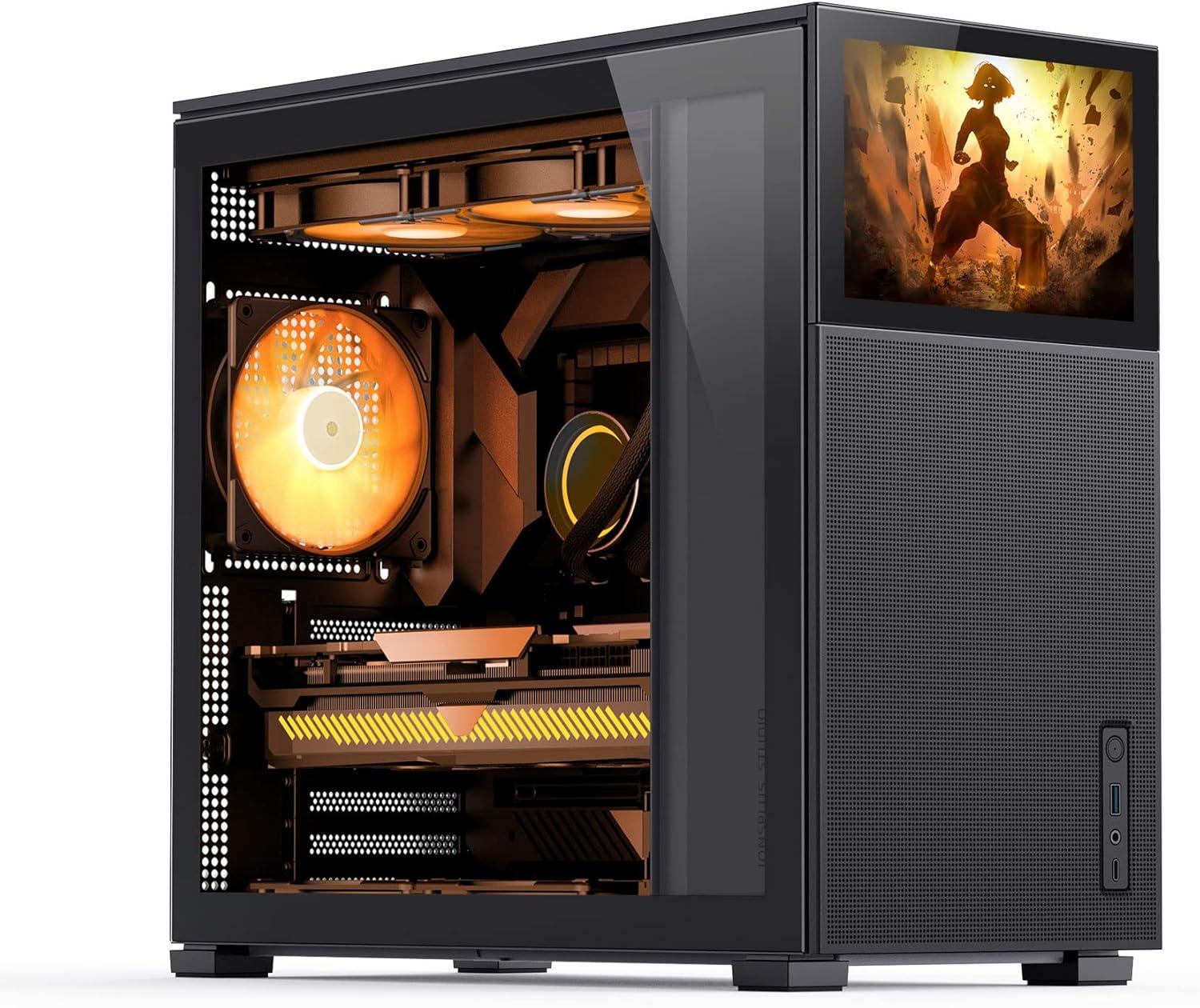 JONSBO D41 MESH SC Black ATX Computer Case with Screen