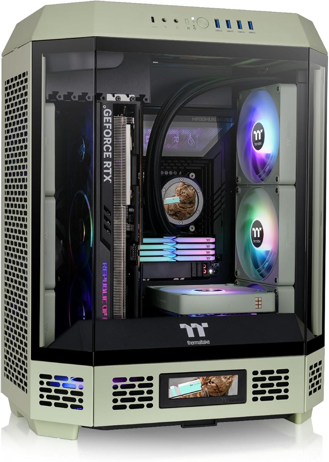 Thermaltake The Tower 600 Gravel Matcha Green