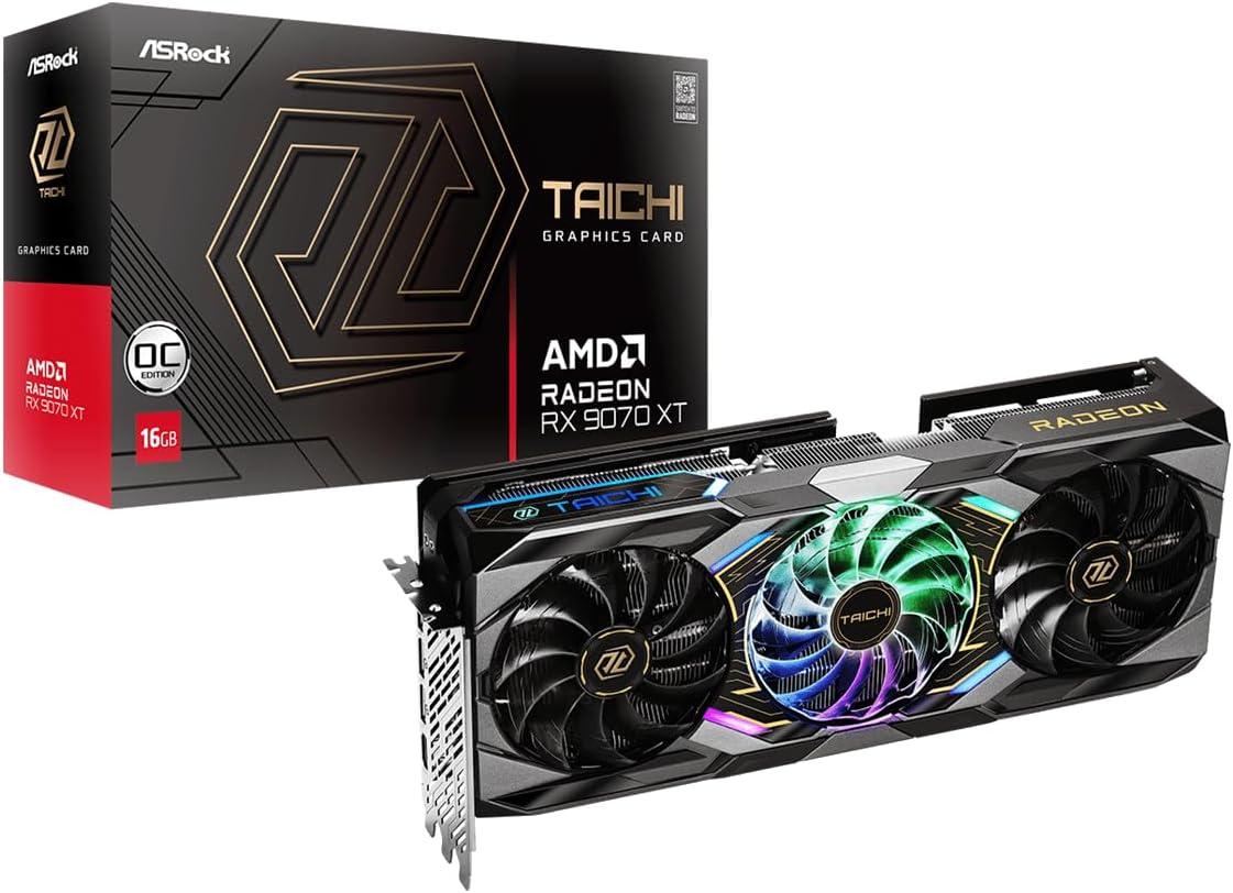 ASRock AMD Radeon RX 9070 XT Taichi 16GB Image