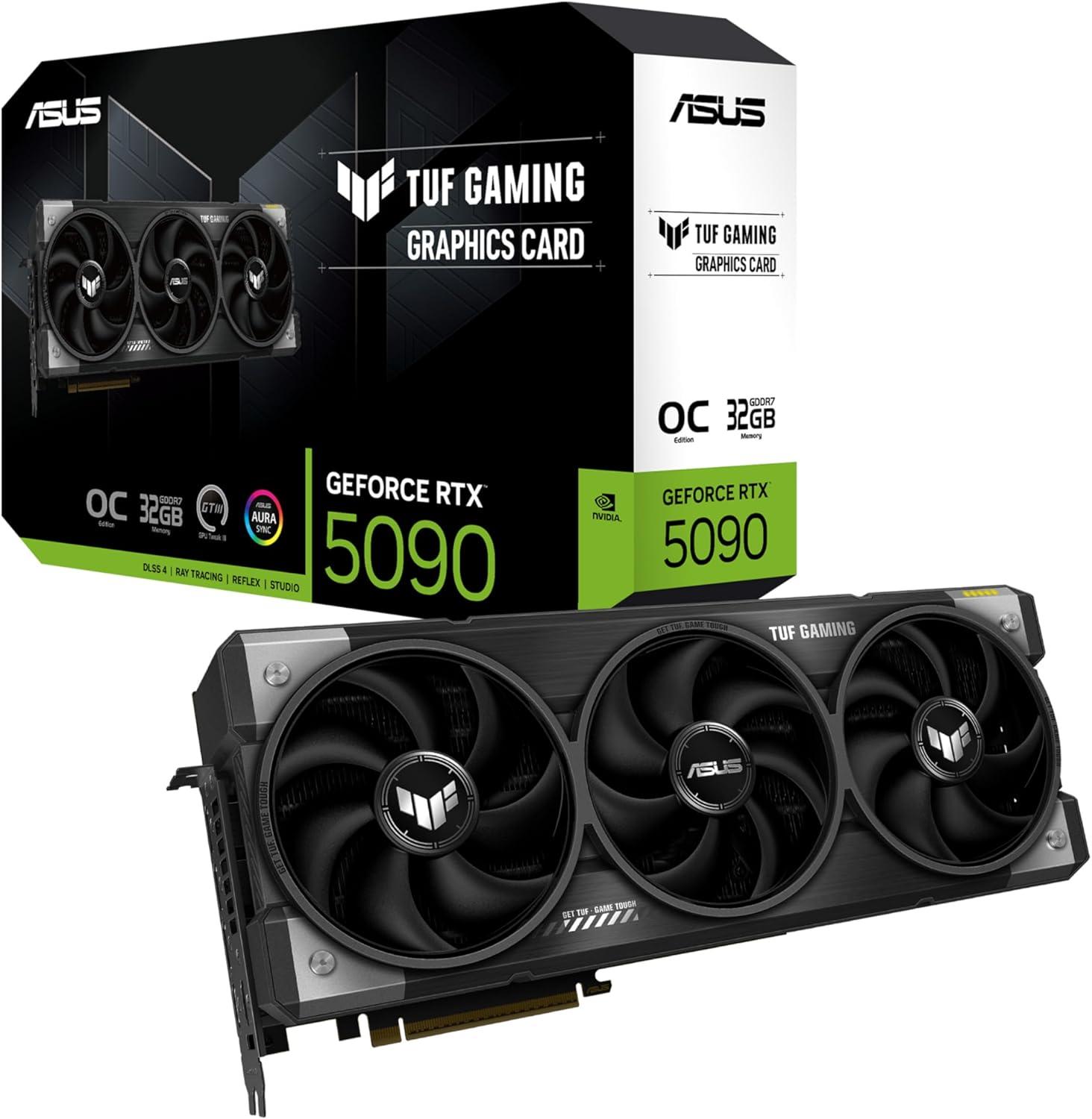 ASUS TUF Gaming GeForce RTX 5090 32GB GDDR7 OC Edition