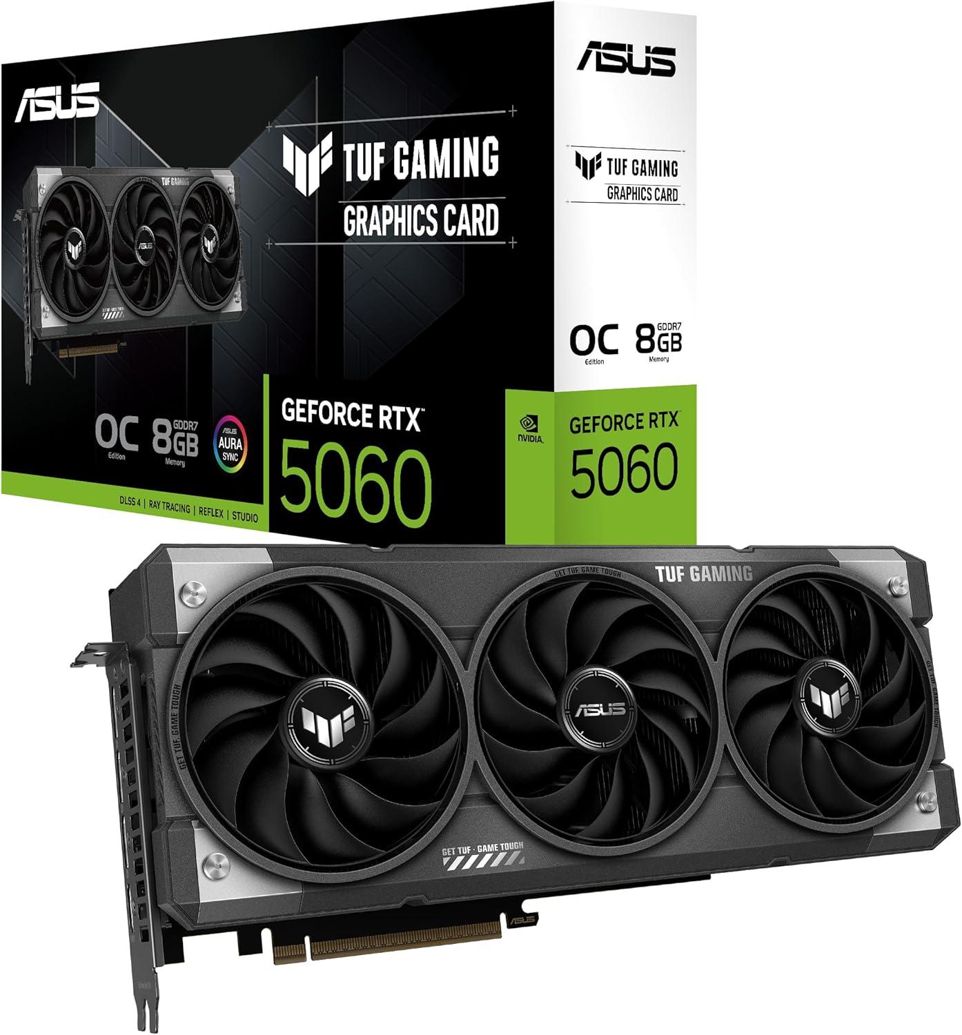 ASUS TUF Gaming GeForce RTX ™ 5060 8GB GDDR7 OC Edition