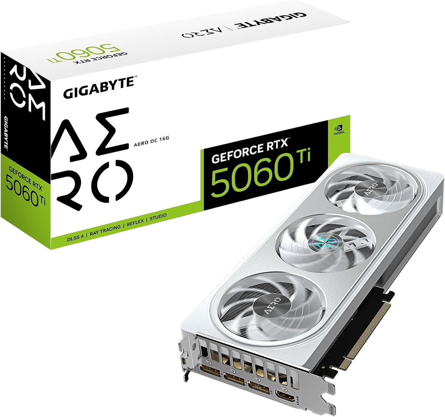 GIGABYTE GeForce RTX 5060 Ti AERO OC 16G Image