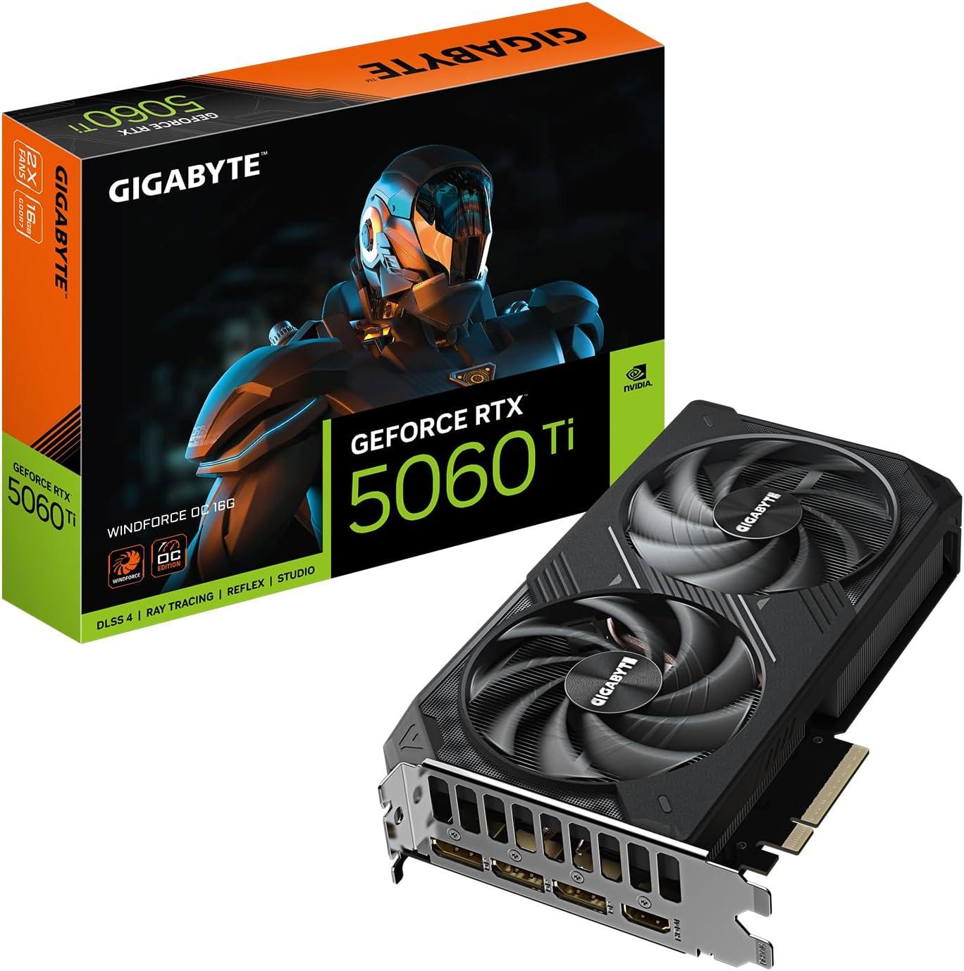 GIGABYTE GeForce RTX 5060 Ti WINDFORCE OC 16G Image