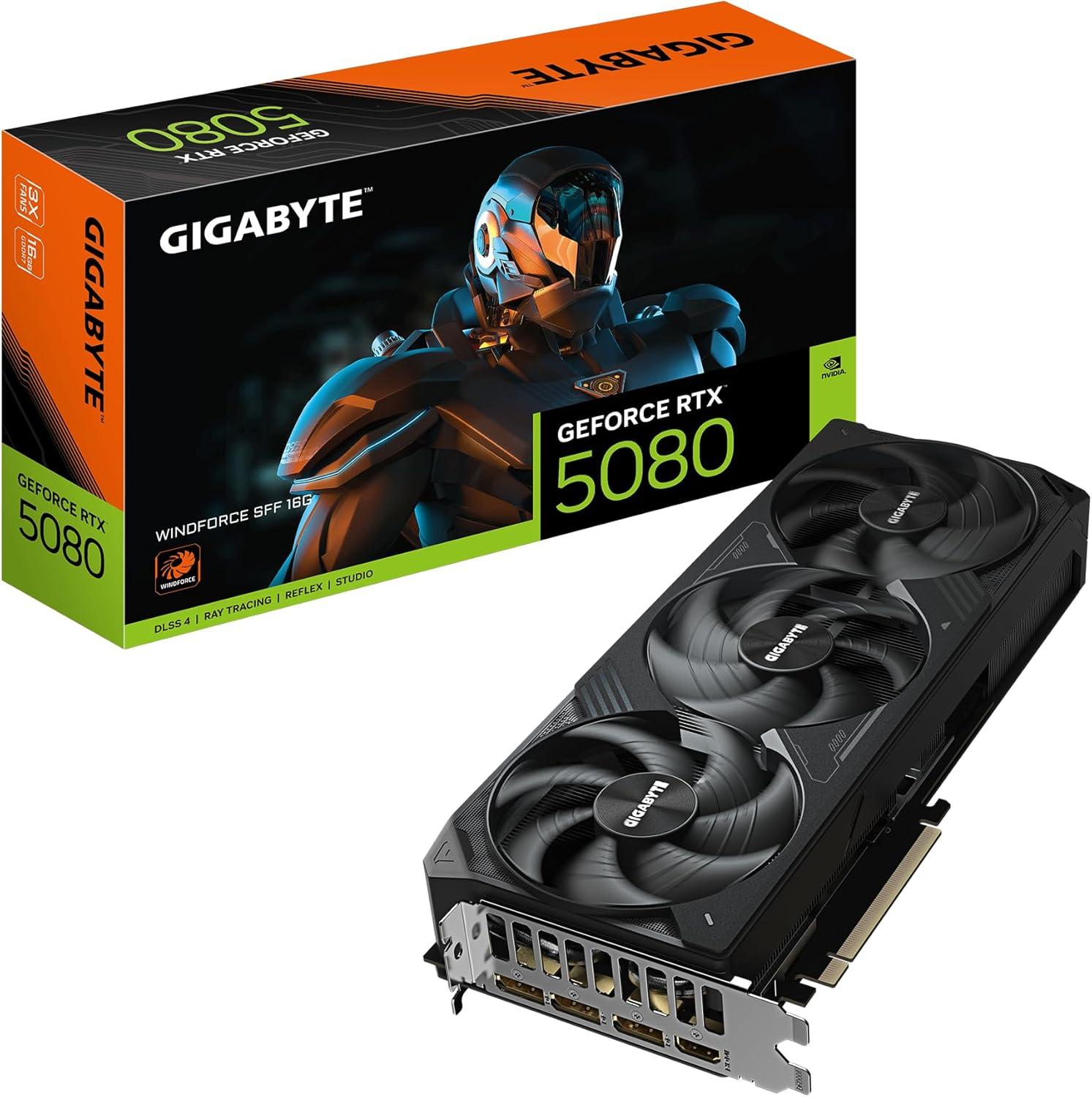 GIGABYTE GeForce RTX 5080 WINDFORCE OC SFF 16G Image