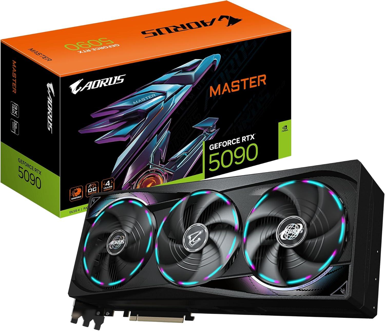 Gigabyte AORUS GeForce RTX 5090 Master 32G Image