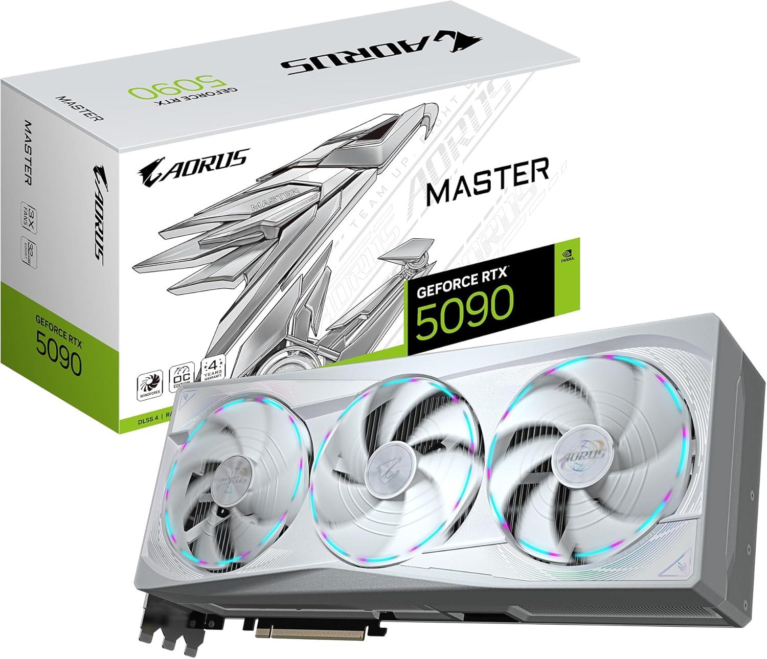 Gigabyte AORUS GeForce RTX 5090 Master ICE 32G Image