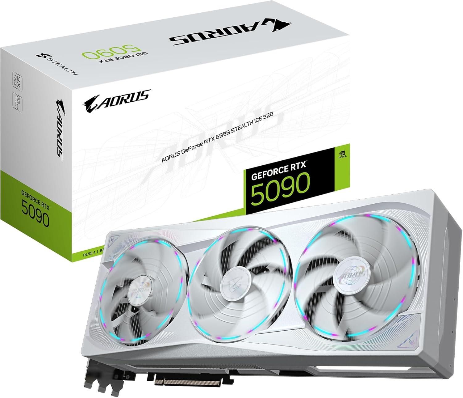 Gigabyte AORUS GeForce RTX 5090 Stealth ICE