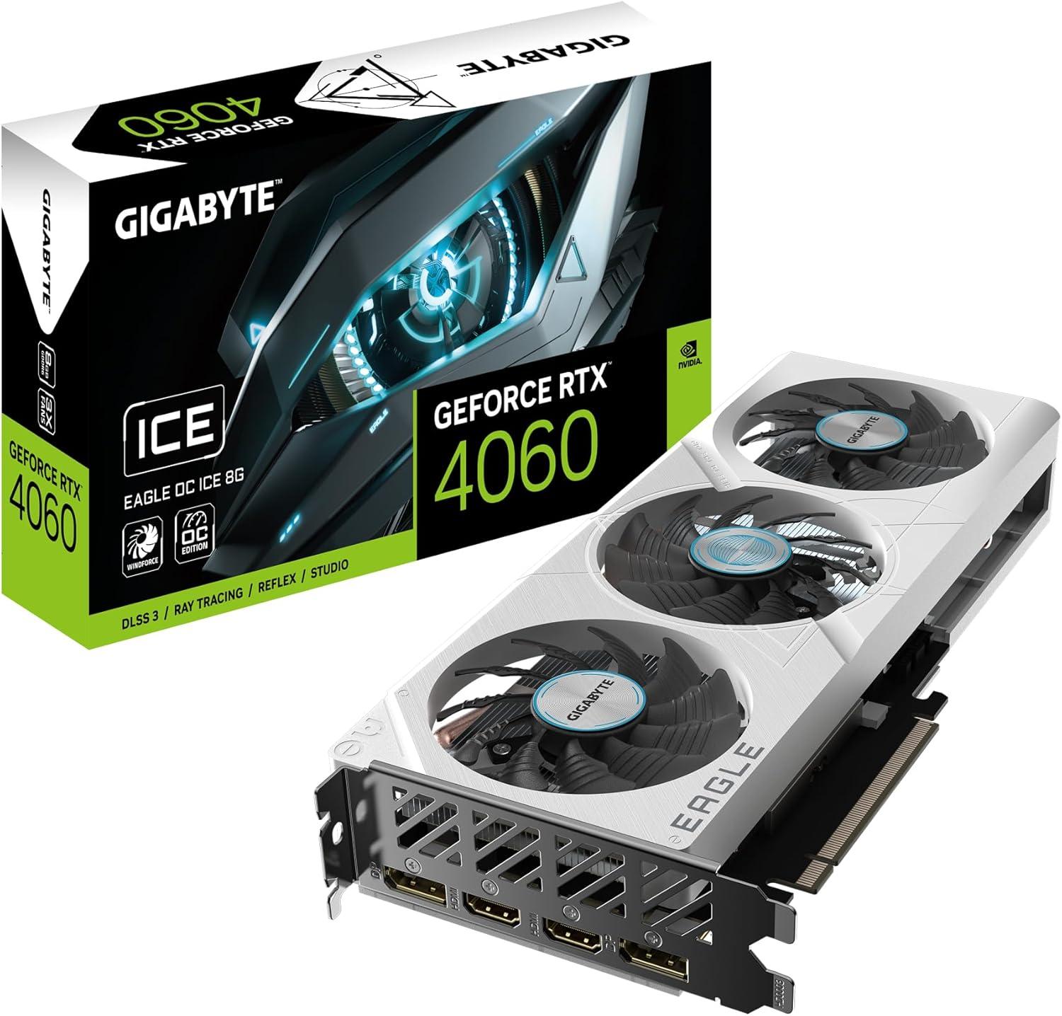 Gigabyte GeForce RTX 4060 Eagle OC ICE 8G