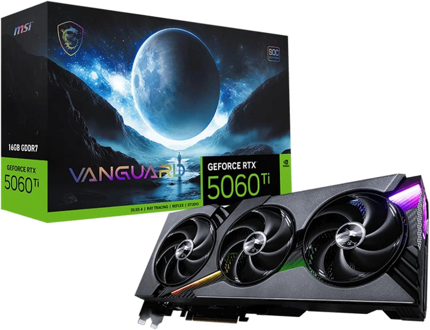 MSI Gaming RTX 5060 Ti 16G Vanguard SOC Image