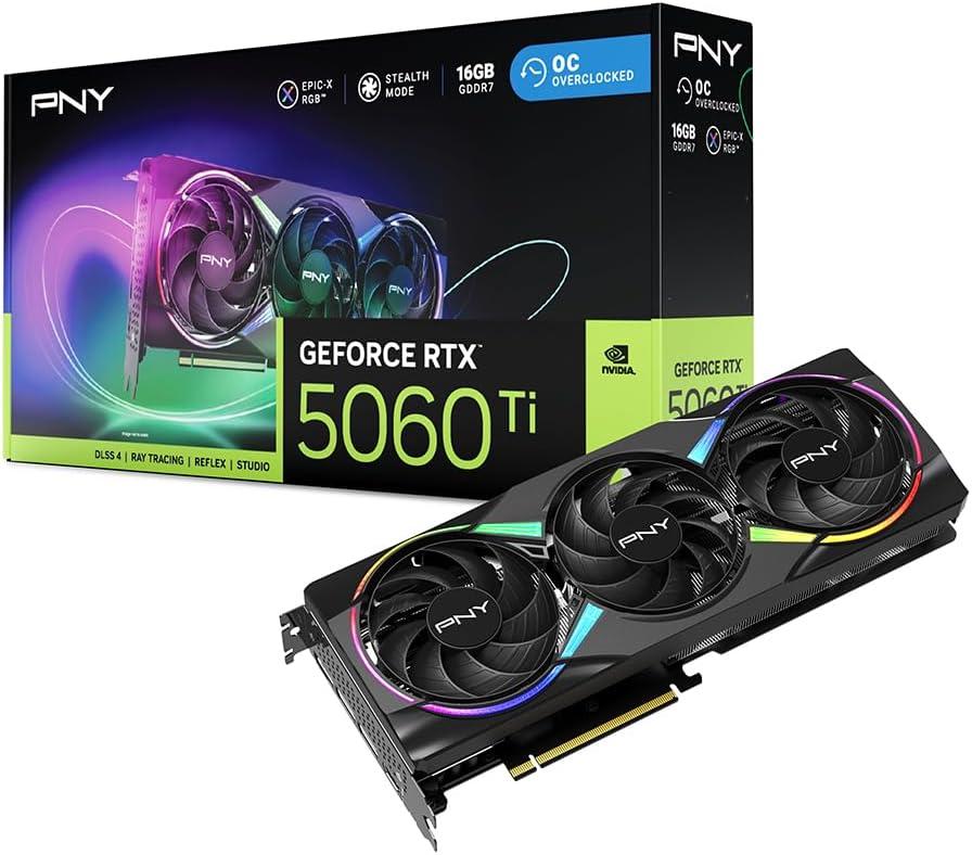 PNY GeForce RTX™ 5060 Ti 16GB Epic-X RGB™ Image