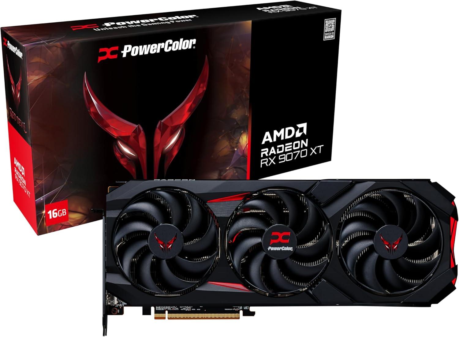 PowerColor Red Devil AMD Radeon RX 9070 16GB GDDR6