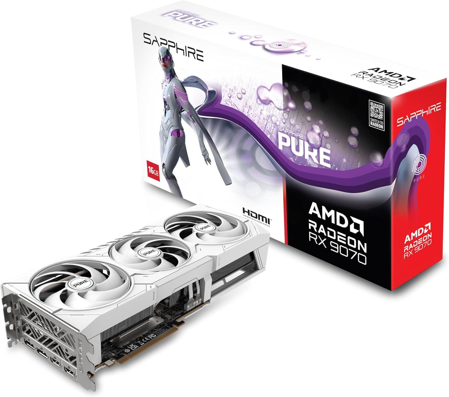 Sapphire 11349-02-20G Pure AMD Radeon™ RX 9070 Gaming