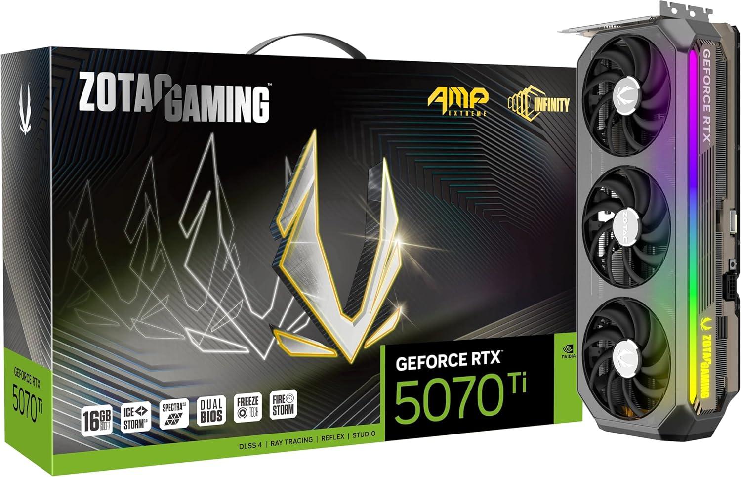 ZOTAC Gaming GeForce RTX 5070 Ti AMP Extreme Infinity Image