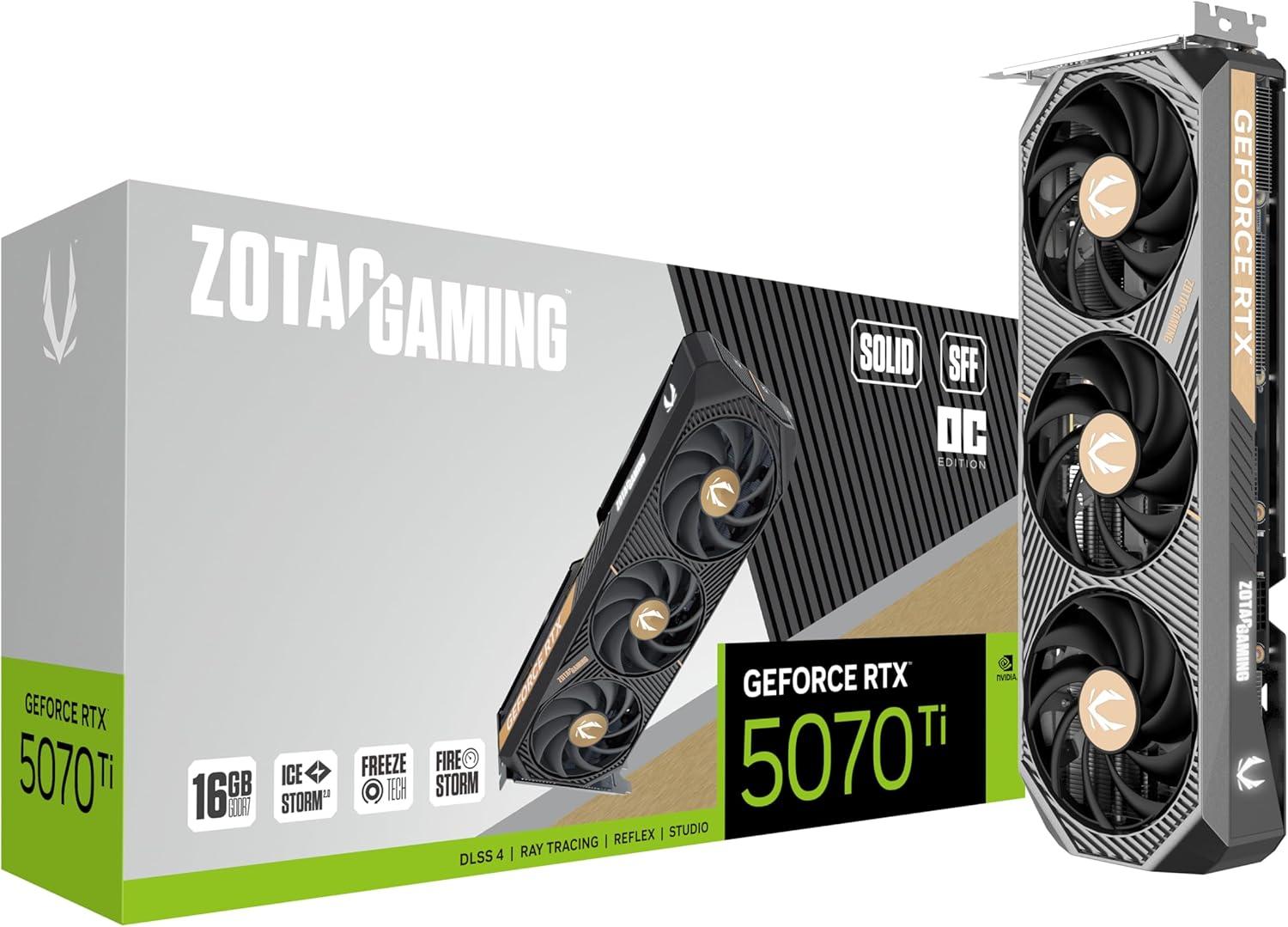 ZOTAC Gaming GeForce RTX 5070 Ti Solid SFF Image