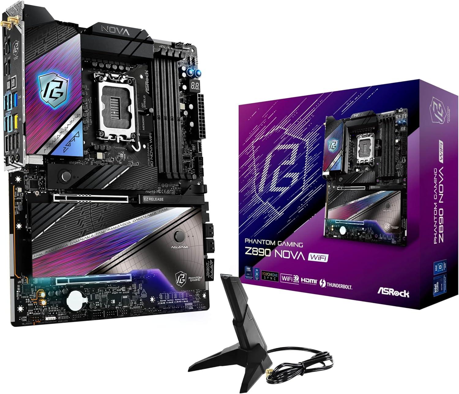 ASRock Z890 Nova WiFi 7 Phantom Gaming