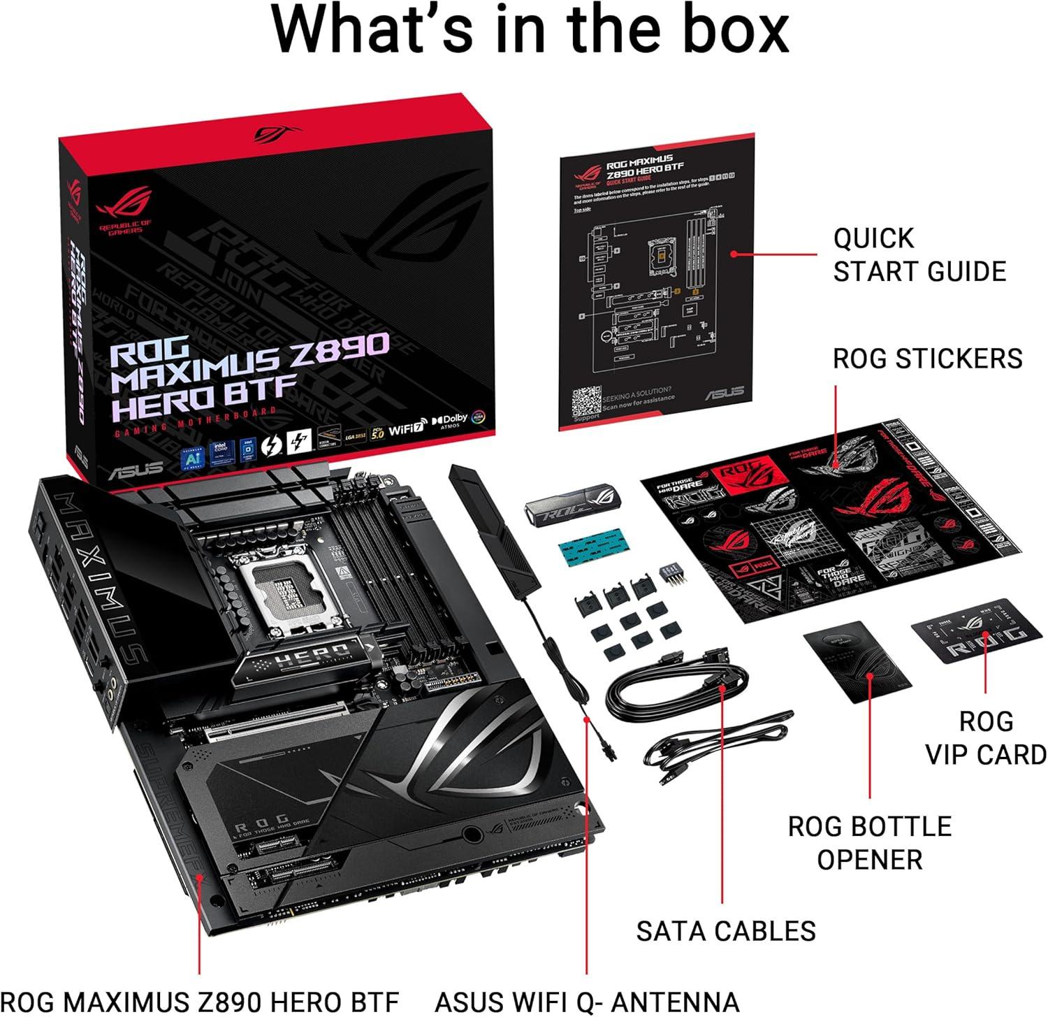 ASUS ROG MAXIMUS Z890 HERO BTF – Specifications, Performance, Price ...