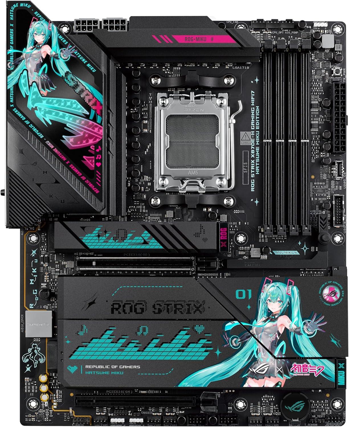 ROG STRIX X870E-H GAMING WIFI7 HATSUNE MIKU EDITION