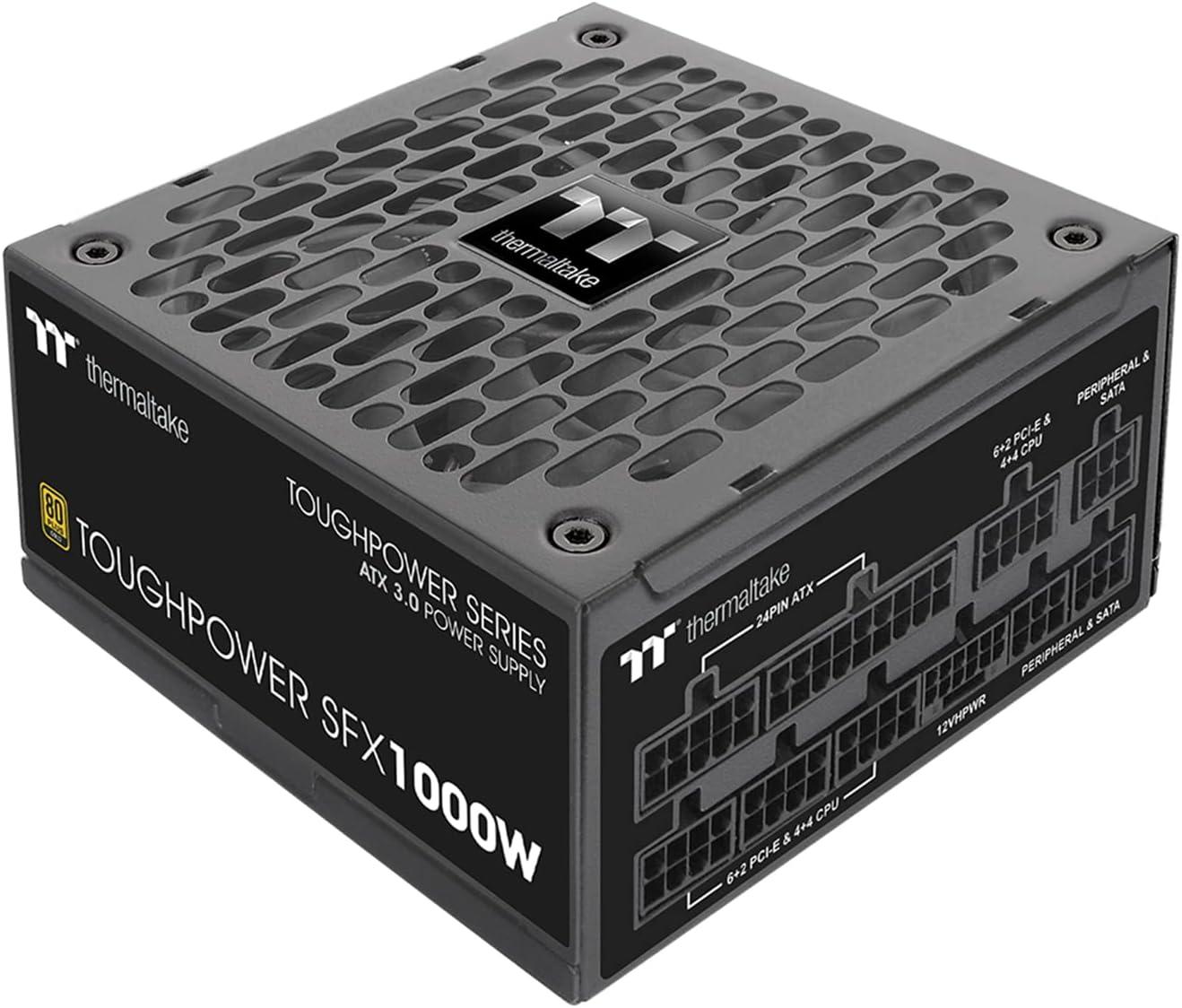 Thermaltake Toughpower SFX (ATX 3.0 Standard) 1000W Full Modular 80Plus Gold