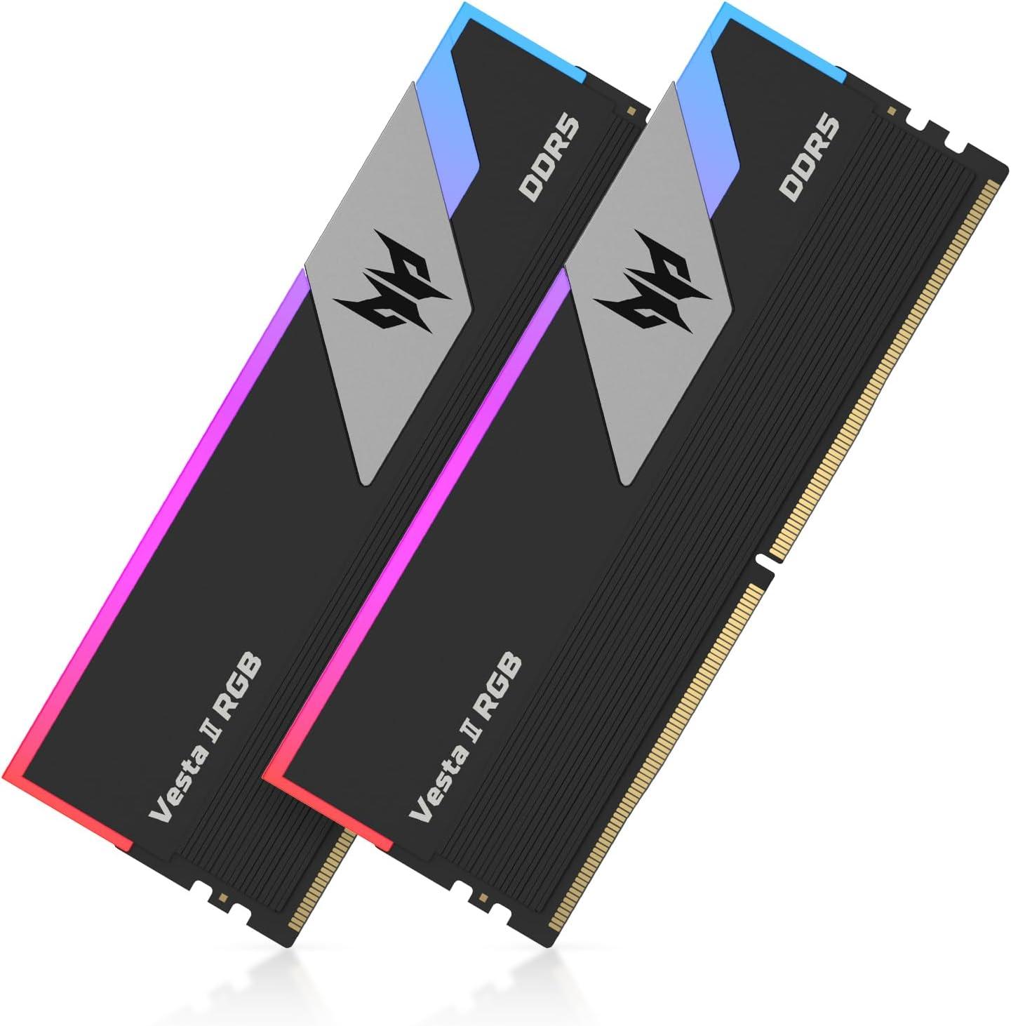 Acer Predator Vesta II RGB DDR5 RAM 32GB (16GBx2) 6000MHz CL30