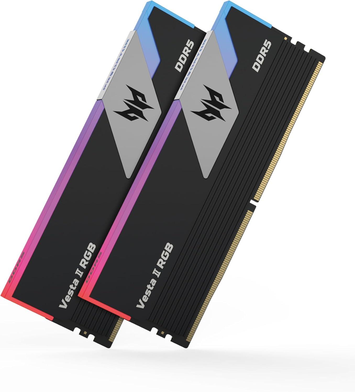 Acer Predator Vesta II RGB DDR5 RAM 32GB (16GBx2) 6000MHz CL36