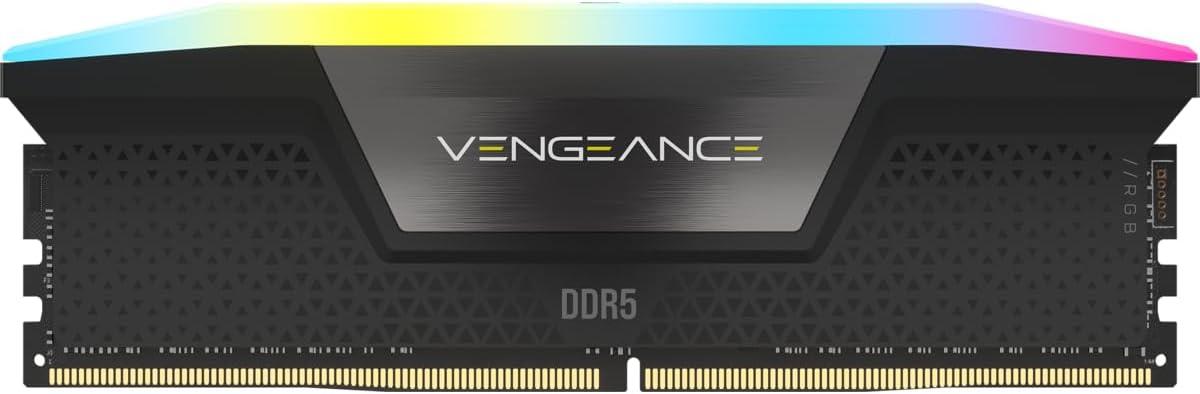 CORSAIR VENGEANCE RGB DDR5 RAM 192GB (4x48GB) 5200MHz CL38 Intel XMP iCUE