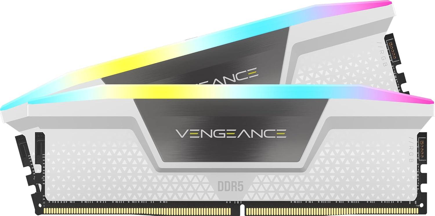 CORSAIR VENGEANCE RGB DDR5 RAM 32GB (2x16GB) 6000MHz CL36