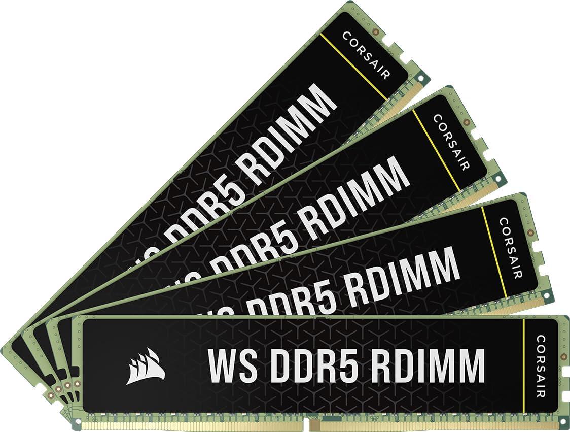 CORSAIR WS DDR5 ECC RDIMM 64GB (4x16GB) 5600MHz CL40