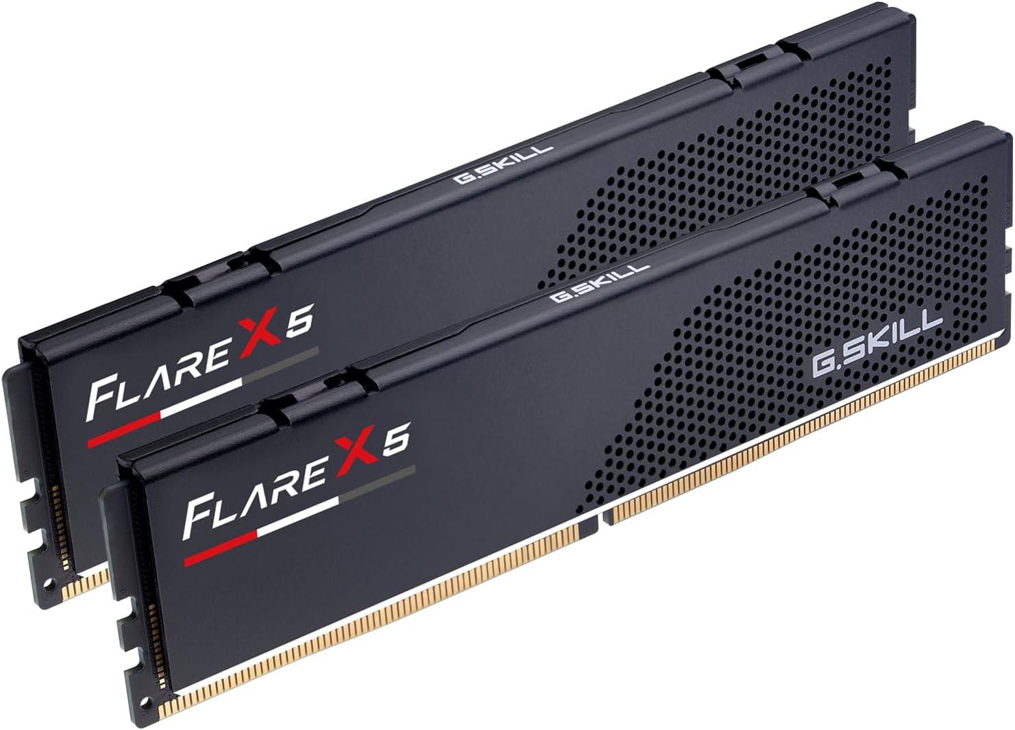 G.SKILL Flare X5 Series DDR5 RAM (AMD EXPO & Intel XMP 3.0) 128GB (2x64GB) 6000MT/s CL34