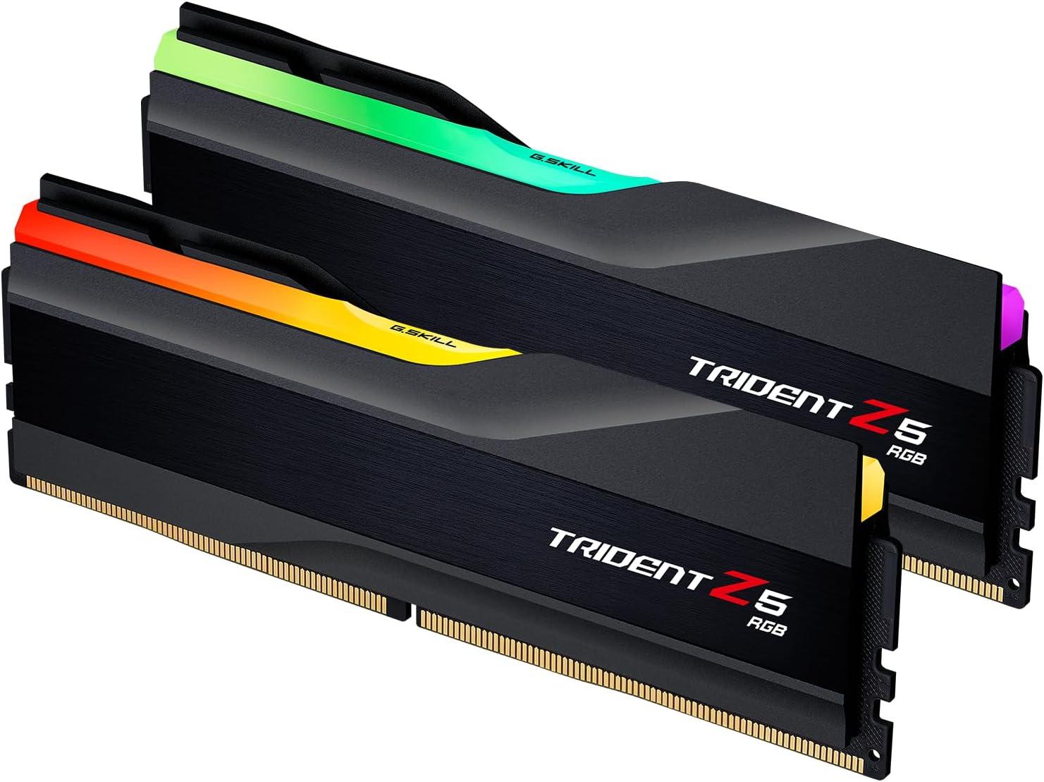 G.SKILL Trident Z5 RGB Series (Intel XMP 3.0) DDR5 RAM 32GB (2x16GB) 6400MT/s CL32