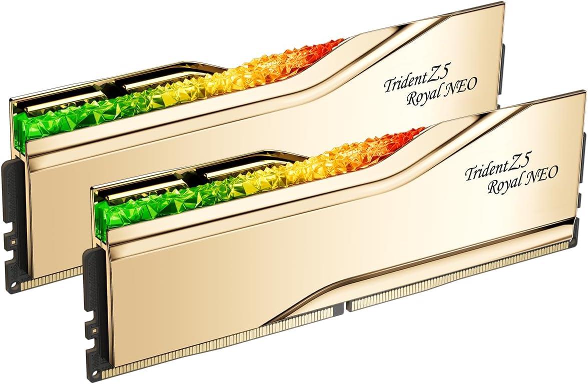 G.SKILL Trident Z5 Royal Neo Series (AMD Expo) DDR5 RAM 64GB (2X 32GB) 6000MT/s CL26
