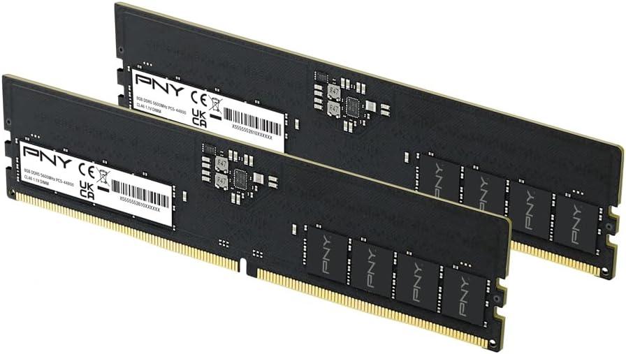 PNY Performance 16GB (2x8GB) DDR5 RAM 5600MHz (PC5-44800) – CL46