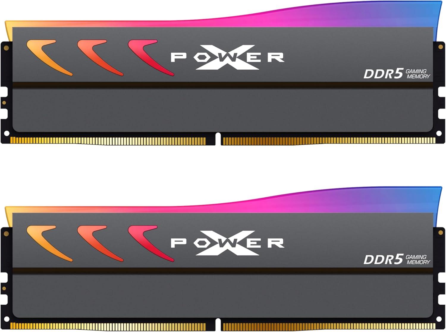 Silicon Power DDR5 64GB (2x32GB) Storm RGB 6000MT/s (PC5-48000) 288-pin CL38