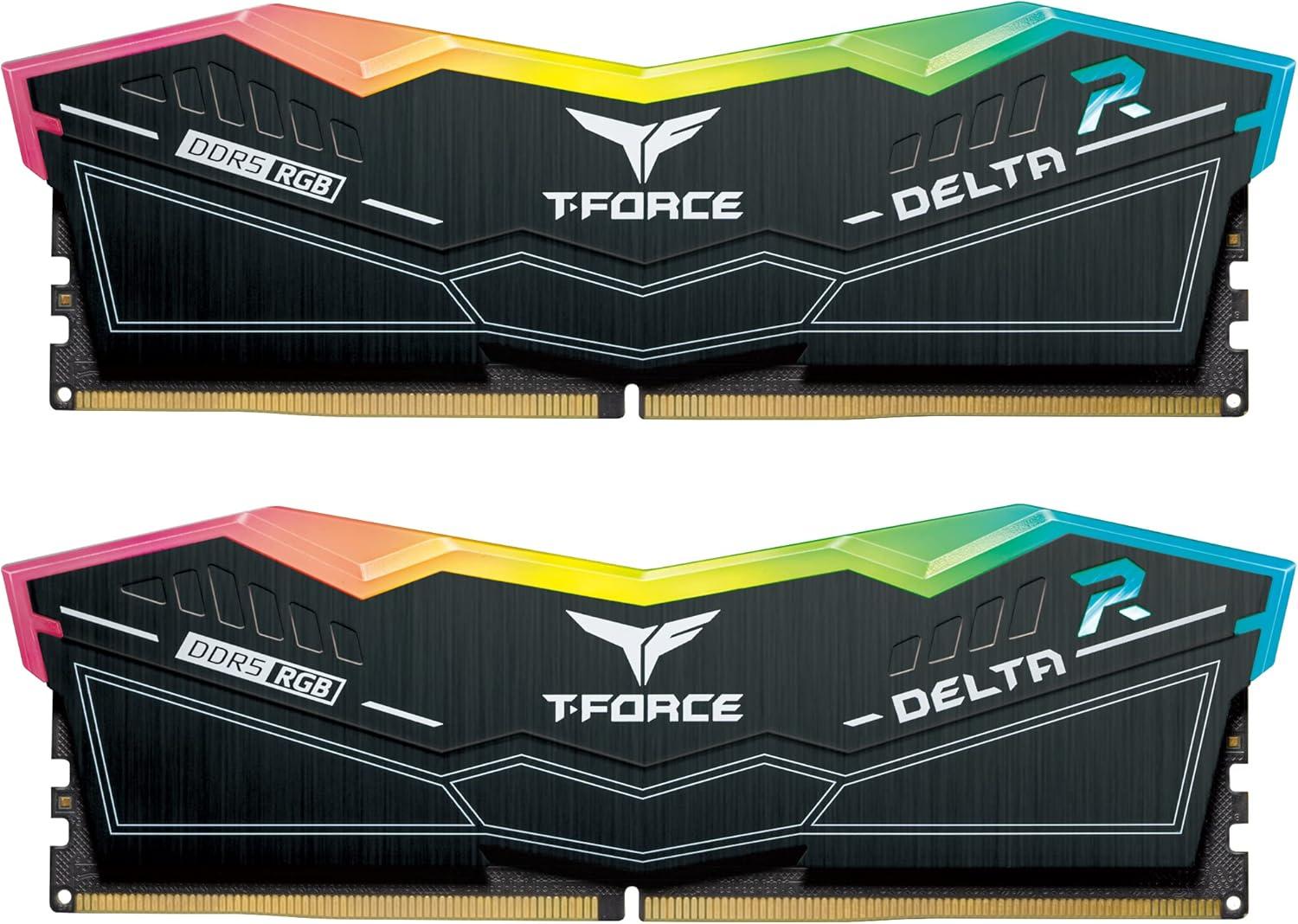 TEAMGROUP T-Force Delta RGB DDR5 Ram 32GB (2x16GB) 6800MHz PC5-54400 CL34