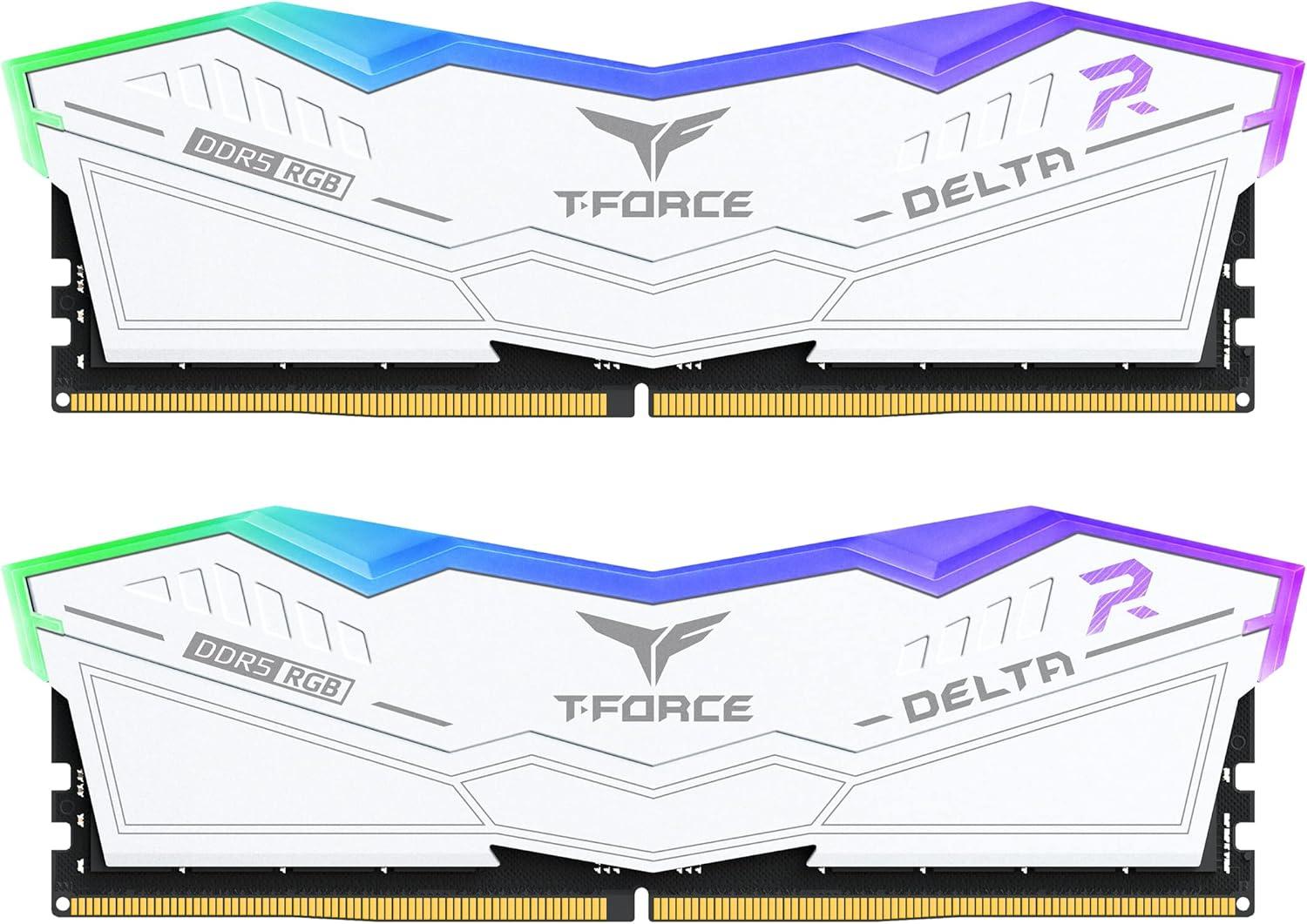 TEAMGROUP T-Force Delta RGB DDR5 Ram 48GB (2x24GB) 7600MHz PC5-60800 CL36