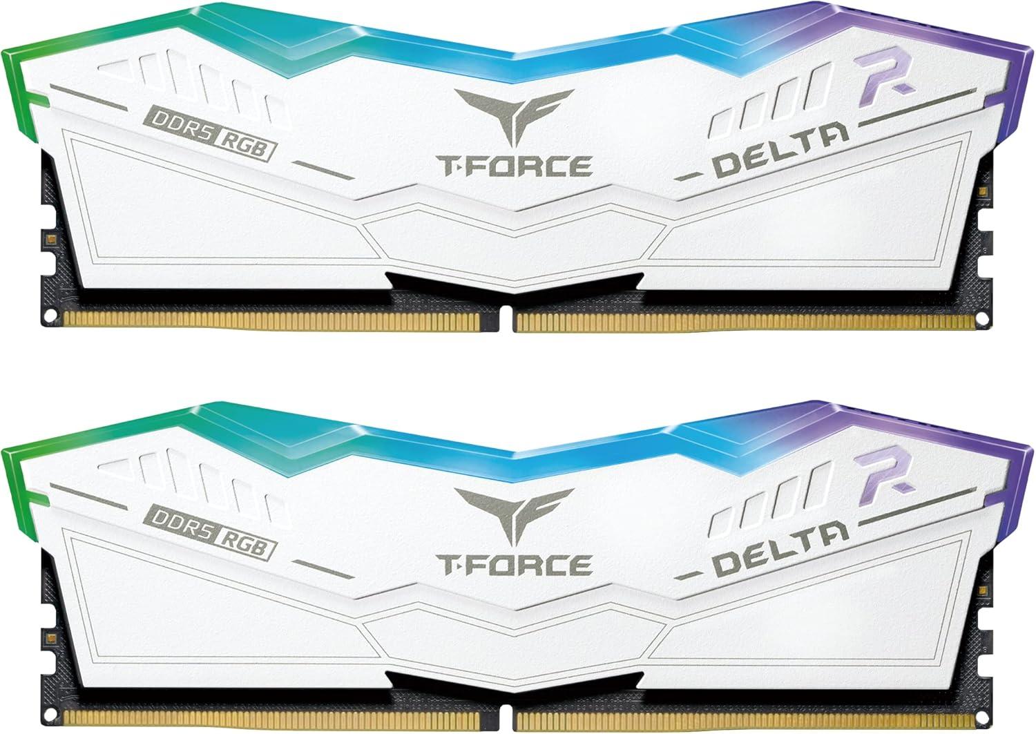 TEAMGROUP T-Force Delta RGB DDR5 Ram 64GB (2x32GB) 6000MHz CL38