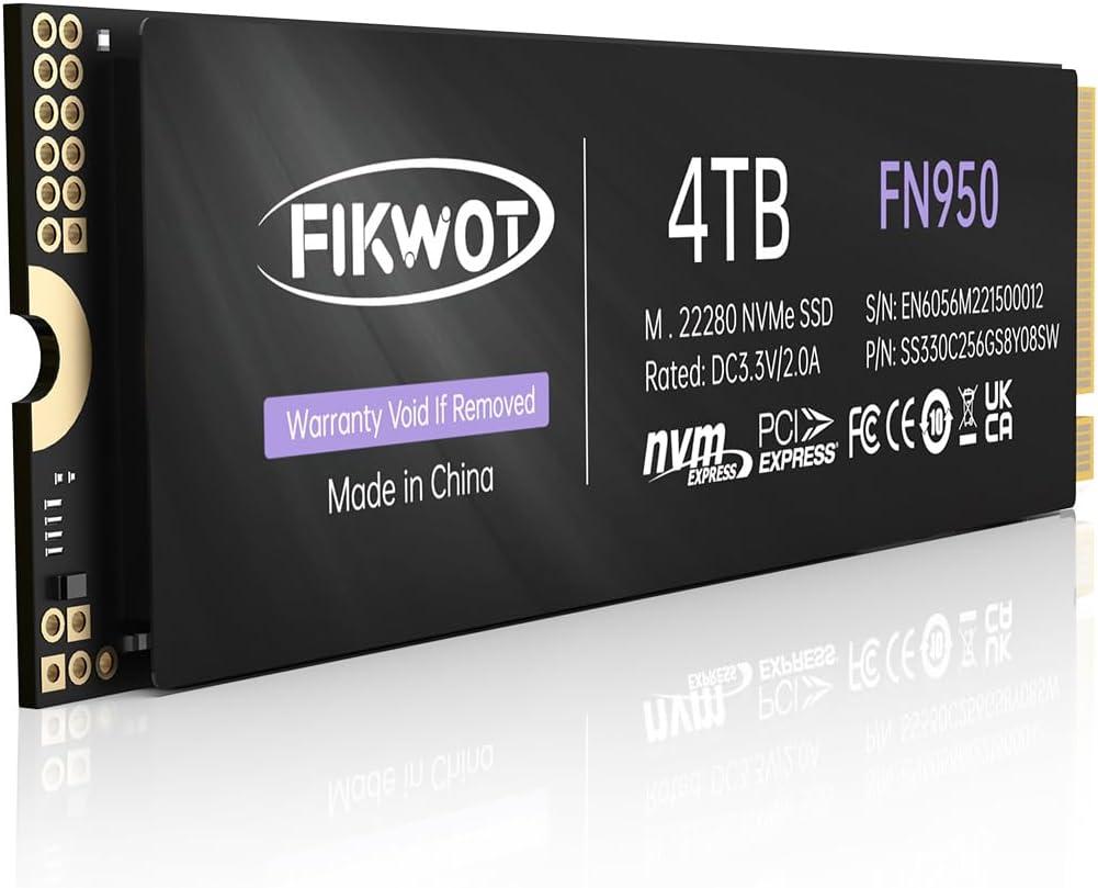 Fikwot FN950 4TBNVMe SSD PCIe Gen4x4