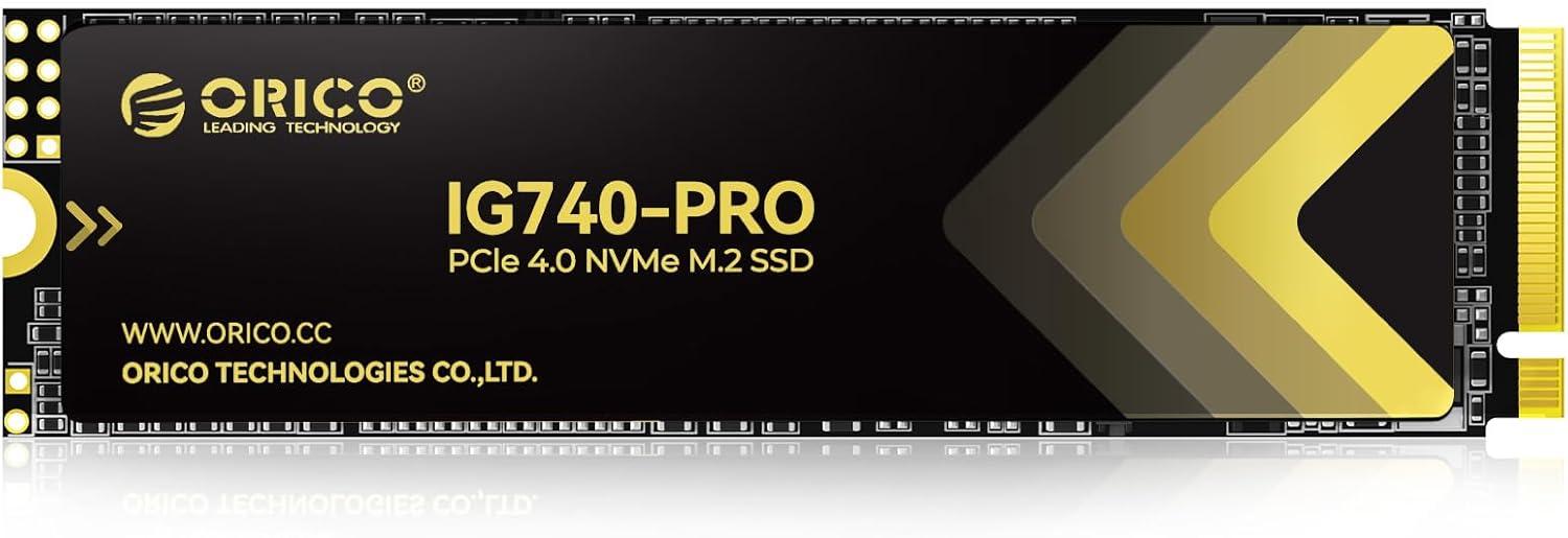 ORICO 512GB NVMe SSD PCIe 4.0- Up to 7200MB/s, e7400