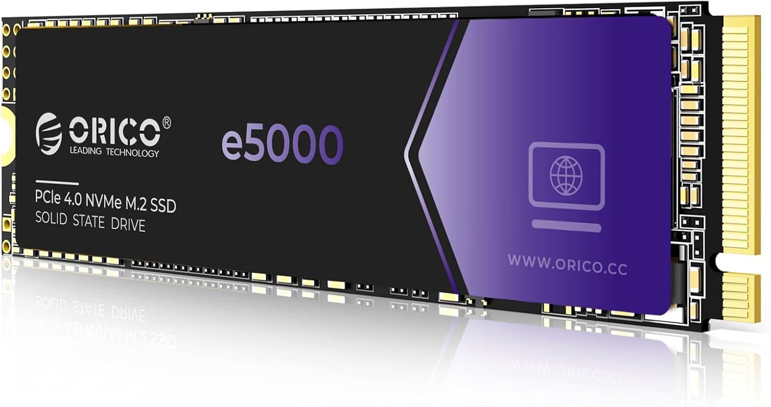 ORICO e5000 512GB M.2 NVMe SSD, PCIe Gen4x4