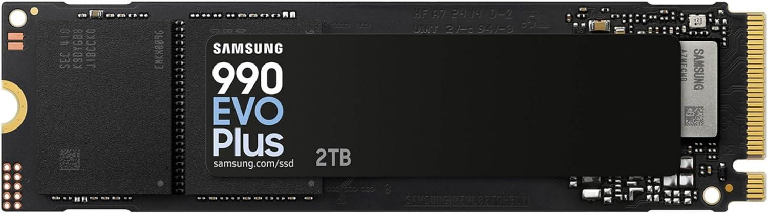 SAMSUNG 990 EVO Plus SSD 2TB, PCIe Gen 4x4, Gen 5x2 M.2 2280